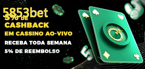 Promoções do cassino ao Vivo 5853bet